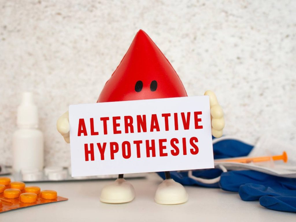 Imagem representando uma hipótese alternativa para um projeto de mestrado, enfatizando a importância da formulação correta de hipóteses na pesquisa acadêmica.